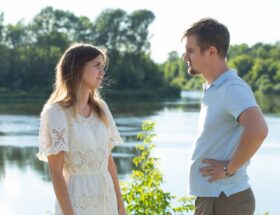 Divorce, fight and relationship problem - Young couple angry at each other