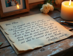 découvrez comment écrire une lettre d'adieu émouvante pour partager vos sentiments les plus profonds et dire adieu avec sincérité et sensibilité. conseils et exemples inclus.