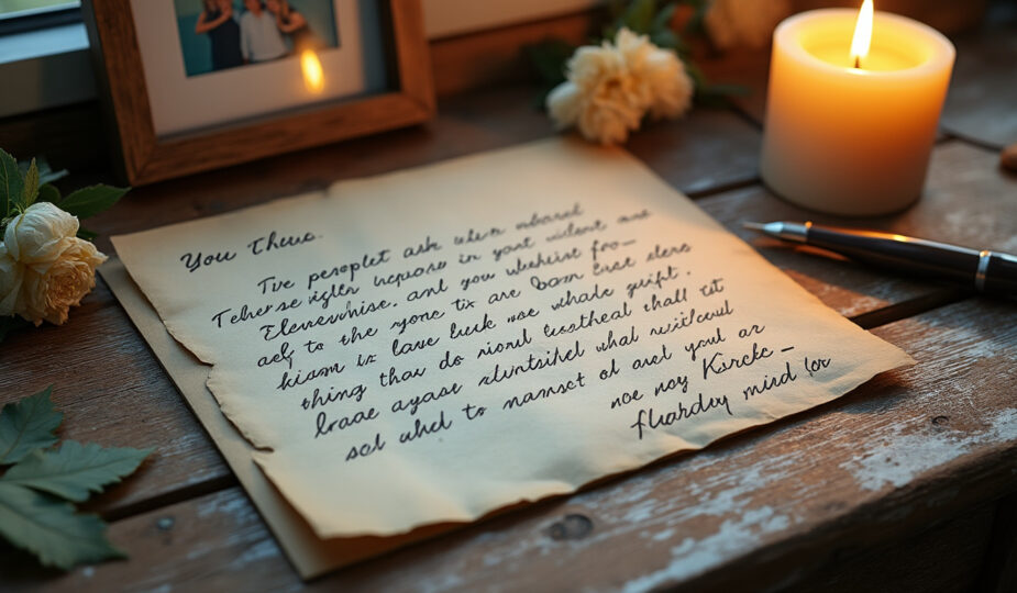 découvrez comment écrire une lettre d'adieu émouvante pour partager vos sentiments les plus profonds et dire adieu avec sincérité et sensibilité. conseils et exemples inclus.