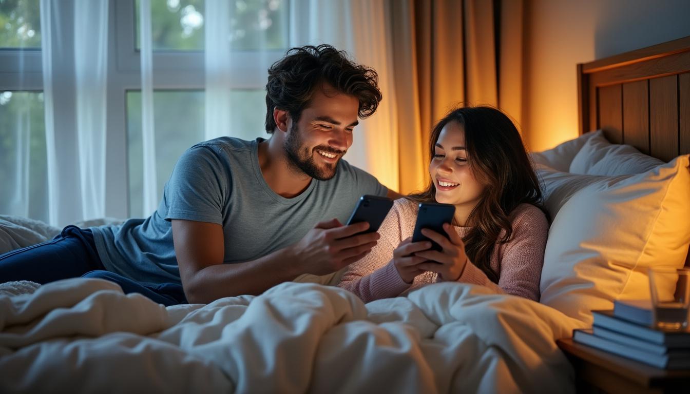 découvrez des sms tendres pour apaiser votre moitié avant le sommeil et lui souhaiter une nuit remplie de doux rêves.