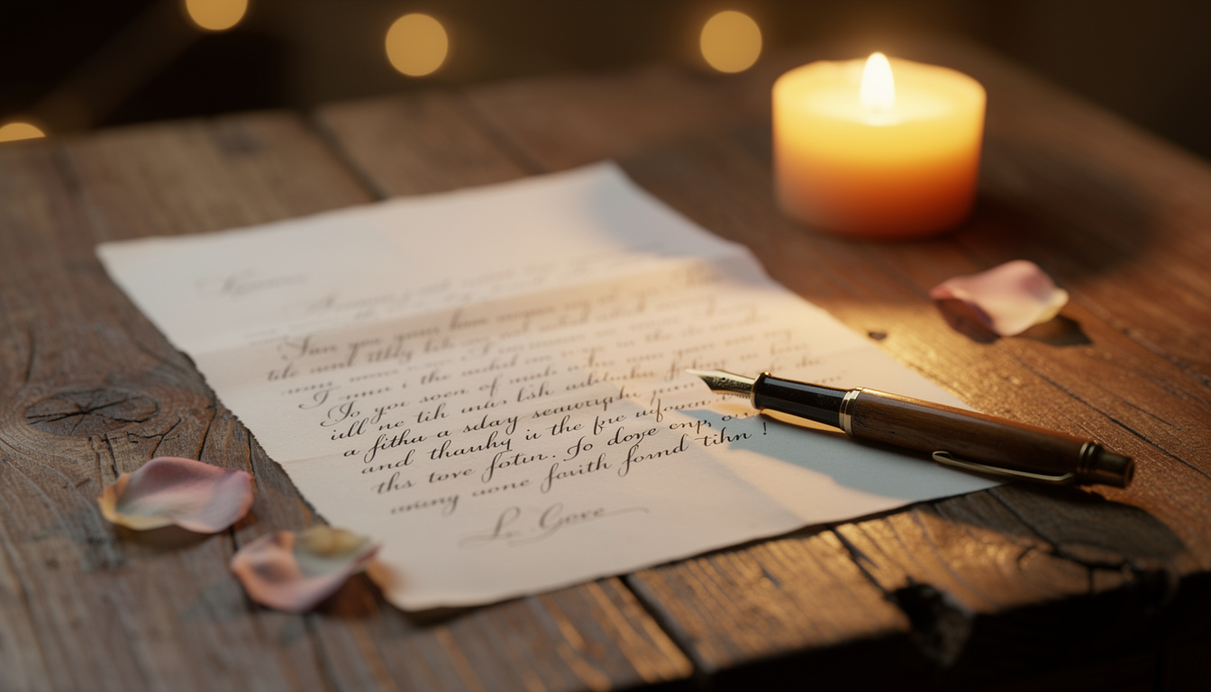 découvrez notre guide ultime pour créer une lettre d'amour fou, inoubliable et sincère, qui touchera le cœur de votre bien-aimé(e) avec authenticité et passion.