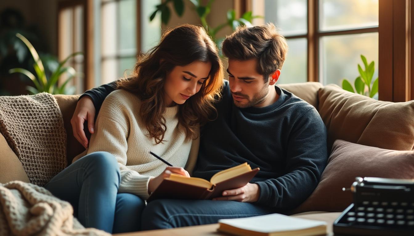 découvrez comment un couple en crise peut exprimer ses émotions à travers des lettres poignantes et ainsi améliorer leur communication pour surmonter les difficultés.