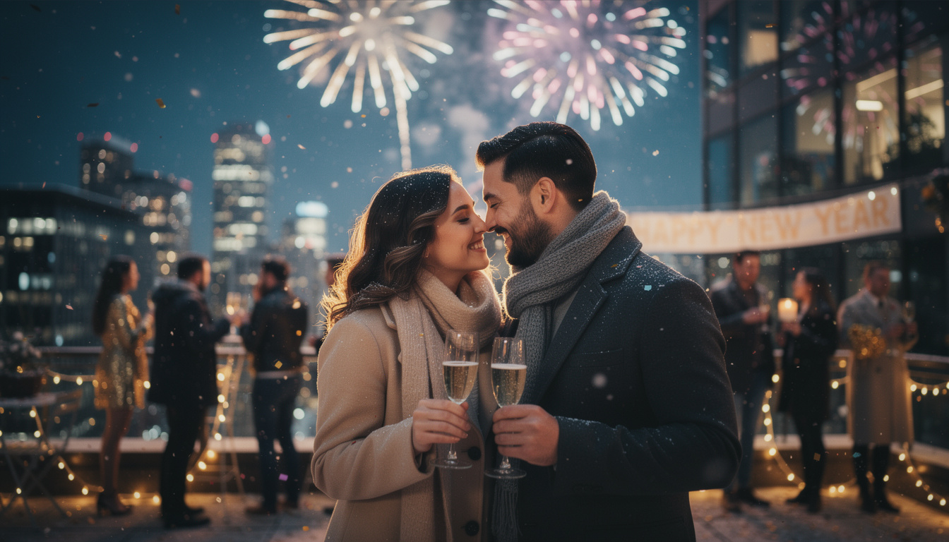 découvrez 10 façons originales et tendres de souhaiter la bonne année à votre amoureuse pour commencer l'année avec amour et poésie.