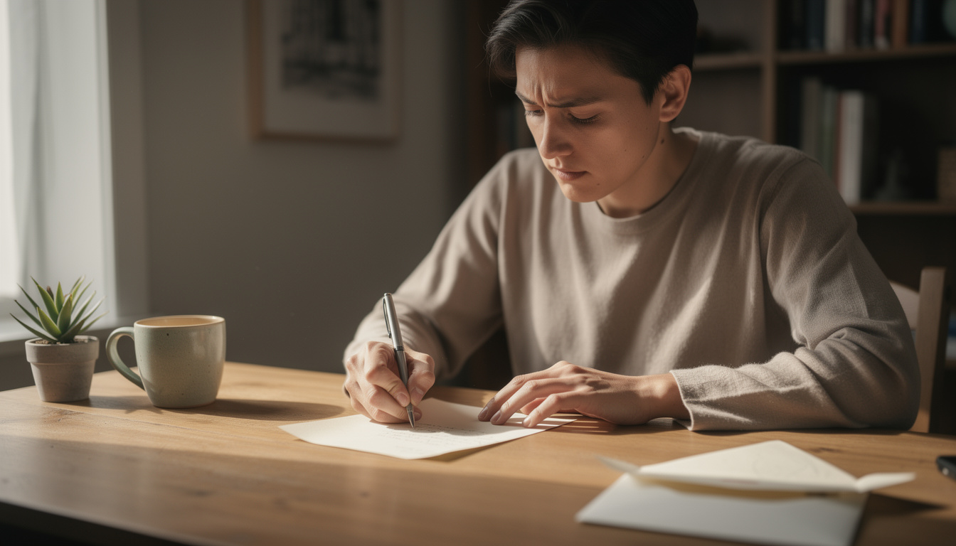 apprenez à écrire une lettre de remise en question en amour pour raviver la flamme et renforcer votre relation grâce à des conseils sincères et efficaces.
