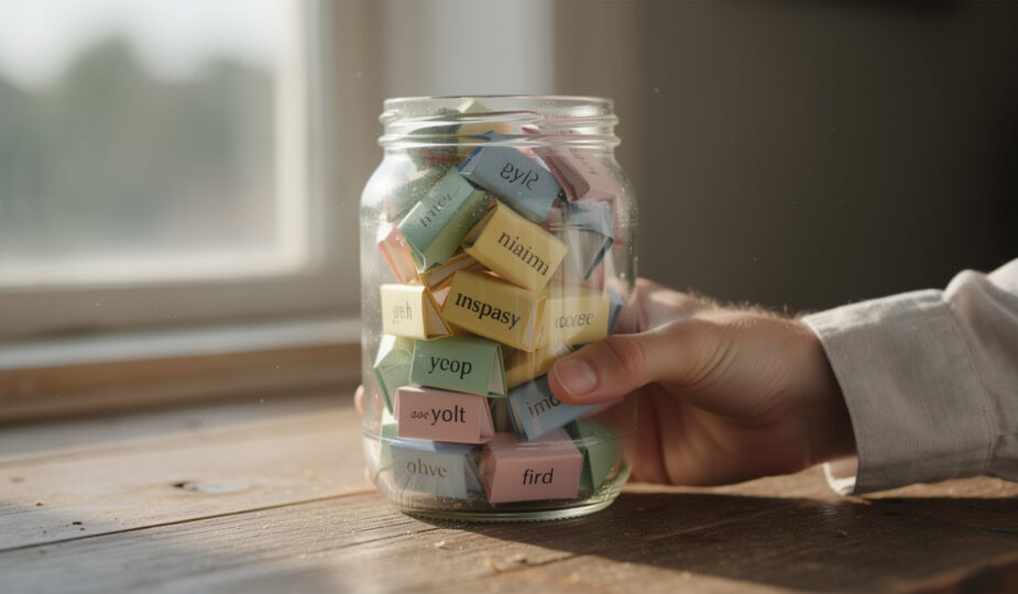 découvrez un bocal d'idées de mots pour enrichir votre vocabulaire chaque jour pendant 365 jours. améliorez votre langue de manière ludique et progressive.