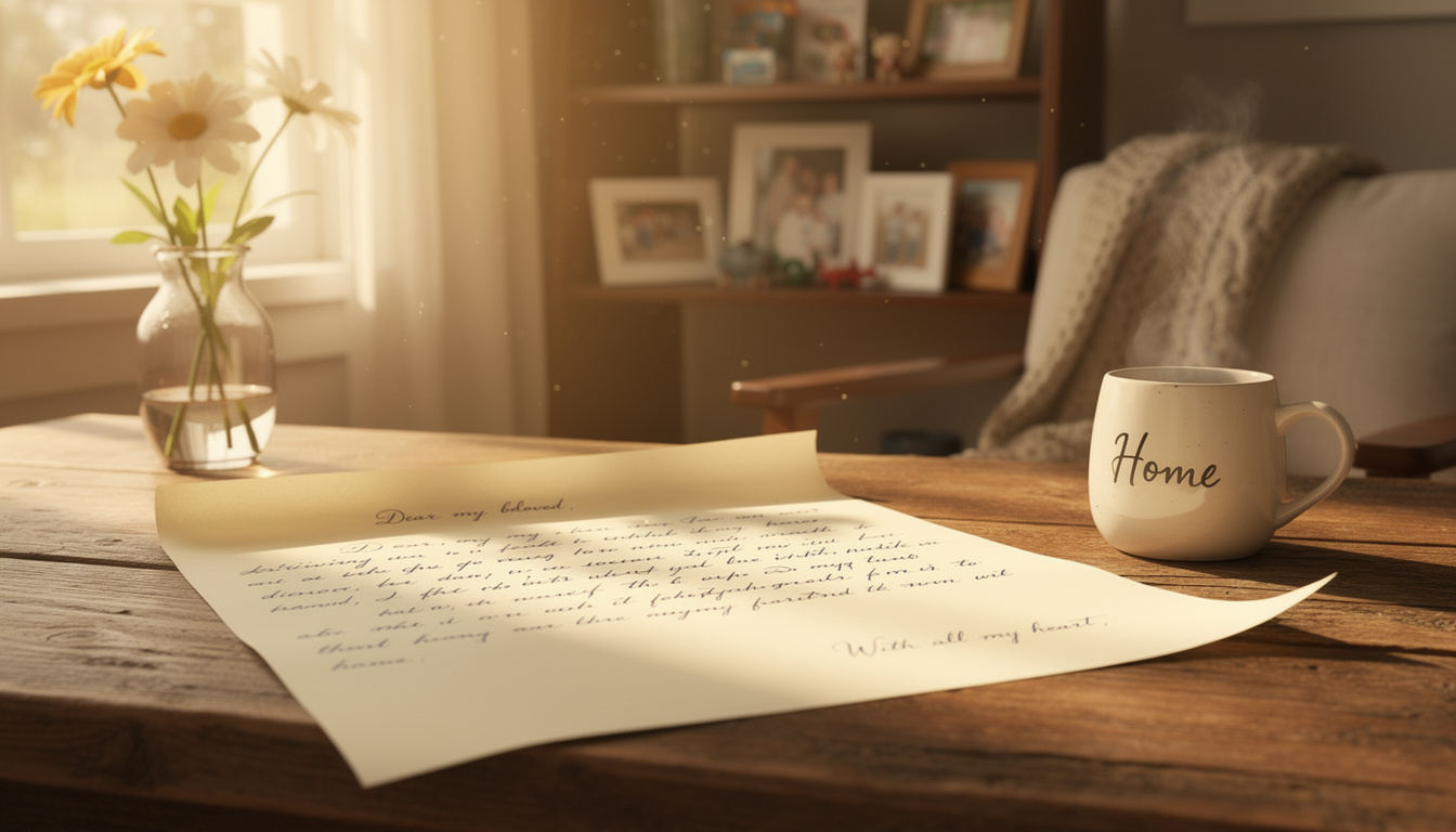 découvrez comment écrire une lettre touchante à votre amour malade pour exprimer vos sentiments avec profondeur et sincérité.