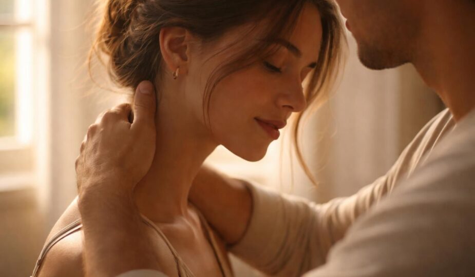 découvrez la signification profonde de toucher la nuque d'une femme, un geste empreint d'émotions, d'intimité et de tendresse.