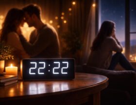 découvrez la signification de l'heure miroir 22h22 en amour et pour les célibataires. que vous réserve le destin à travers ce phénomène mystérieux ? interprétations et conseils.