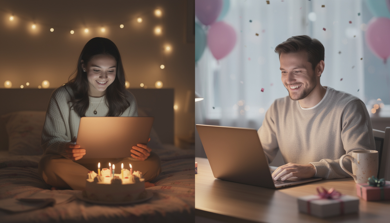 découvrez 10 idées romantiques pour souhaiter un joyeux anniversaire à votre amour à distance et rendre cette journée spéciale malgré la distance.