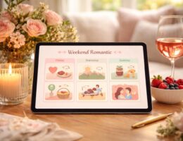 découvrez comment organiser un week-end romantique parfait grâce à un planning conçu pour une rencontre sur tablette tactile, alliant simplicité et convivialité.