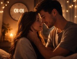 découvrez la signification de l'heure miroir 01h01 en amour et ce qu'elle révèle sur votre relation amoureuse, vos sentiments et votre avenir à deux.